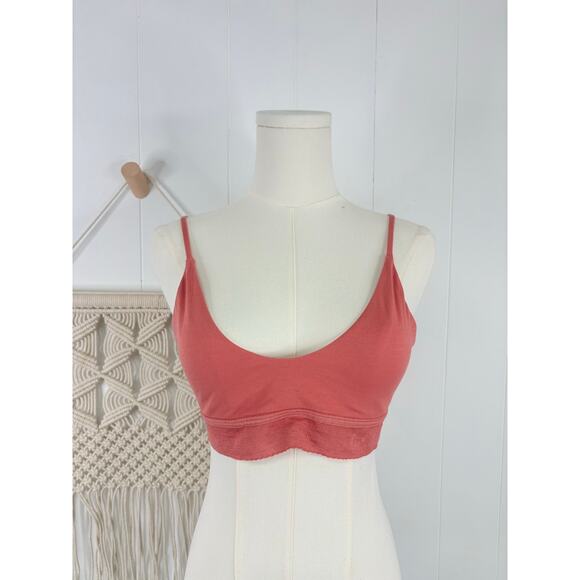 Lululemon Ever Essentials Bralette Womens Large Clsc Coral Pink - Picture 3 of 9